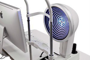 Advanced diagnostic technology used for scleral lens fittings and eye measurements